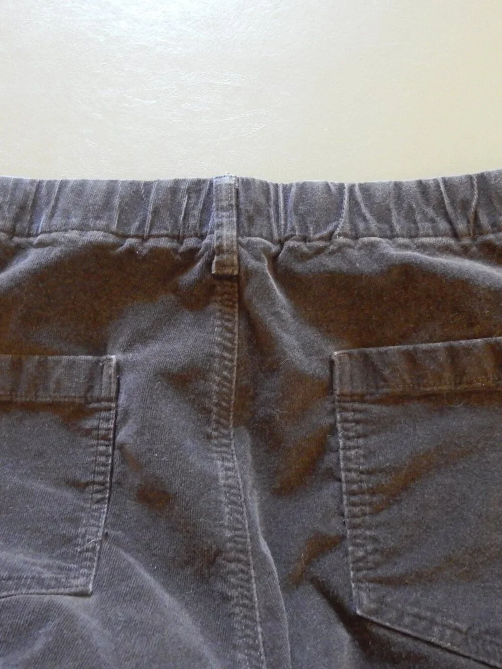 Wide leg Brown corduory pants Sonoma XXL pinwale stretch 16 18 20 EUC!! retro - Picture 7 of 7